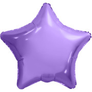 Шар (19''/48 см) Звезда, Мистик, Пурпурный, Сатин, 1 шт.