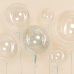 Шар (24''/61 см) Сфера, Deco Bubble, Прозрачный, Кристалл, 10 шт. в уп.