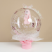 Шар (30''/76 см) Сфера, Deco Bubble, широкий клапан, Прозрачный, Кристалл, 5 шт. в уп.