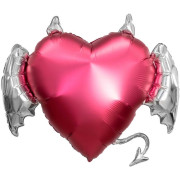 Шар (35''/89 см) Сердце, Тихий омут, 1 шт. в уп.
