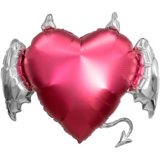 Шар (35''/89 см) Сердце, Тихий омут, 1 шт. в уп.