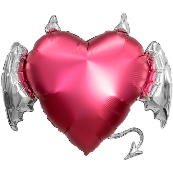 Шар (35''/89 см) Сердце, Тихий омут, 1 шт. в уп.