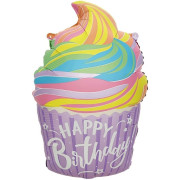 Шар (23''/58 см) Фигура, Нежный капкейк, 1 шт. в уп.