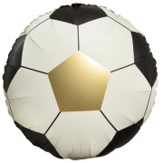 Шар (18''/46 см) Круг, Футбольный мяч, Сатин, 1 шт. в уп.