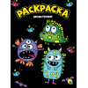 МОЯ РАСКРАСКА А4 чёрная. МОНСТРИКИ, 8 листов