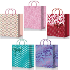 226/227/228/229/230 mix М25  Пакет подарочный ламинированный(180*227*100)