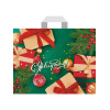 Пакет петлевой Новогодние подарки 58х50/65 мкм