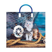 Пакет с пластиковой ручкой Матроскин 38х34/90мкм