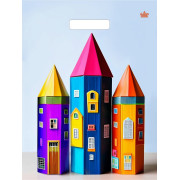 Пакет вырубной Яркие карандаши 40х31/60мкм