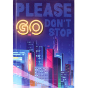 Ежедневник с трафаретом "Город" 150х204  (7БЦ, глянцевая ламинация, 96 л, 70г, офсет)