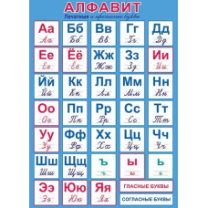 Алфавит Печатные и прописные буквы