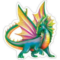 Открытка для украшения на скотче (год Дракона)