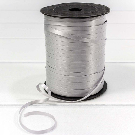 Лента Полипропилен (бобина) 0,5см*500ярд Серый 1/5 1/4