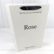 Пакет подарочный "Rose" Белый 30*34*20 210г 1/10 1/100