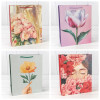 Пакет подарочный "Цветы" (микс 398) 26*32*10 210г 1/20 1/240