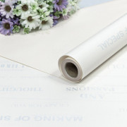 Плёнка 0,58*10м матовая с печатью 60мкм Белый 1/30