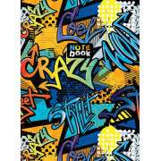 099036 Блокнот 60 А5 Гребень S Микс 2 Клетка Премиум Фольга+4+0+УФ Твин (60, 4 (микс))