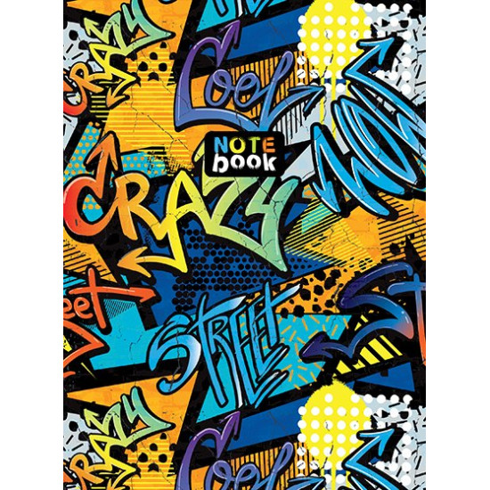 099036 Блокнот 60 А5 Гребень S Микс 2 Клетка Премиум Фольга+4+0+УФ Твин (60, 4 (микс))