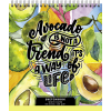 097750 Скетчбук 60 А5 Гребень S Яркий Авокадо (бумага офсет 120 г/кв.м)  Премиум 4+4+Ламинация (Софт тач)+УФ выбороч (30, 5)