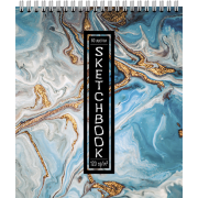 099464 Скетчбук 60 А5 Гребень S Мрамор (бумага офсет 120 г/кв.м) (30, 5)
