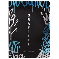 Записная книга А5 Graffitti (7БЦ, холодная фольга + твин лак, 80л, 100г) З80-3401