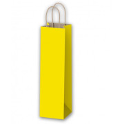 Пакет бумажный 80 г/м2 крученые ручки 390*150*80 Yellow с печатью (150, 0)