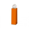 Пакет бумажный 80 г/м2 крученые ручки 390*150*80 Orange с печатью (150, 0)
