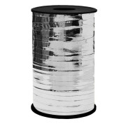 Лента полипропиленовая (0,5 см*250 м) Серебро, Металлик, 1 шт.